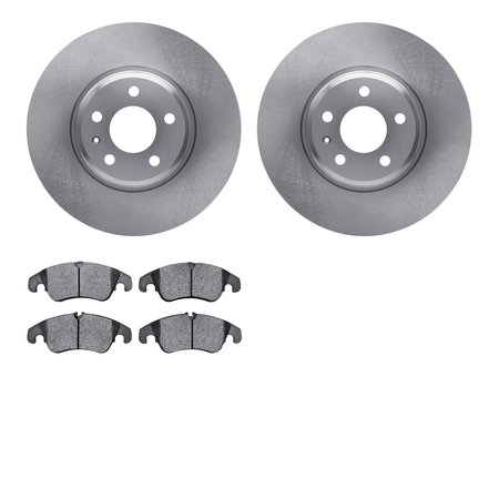 DYNAMIC FRICTION CO 6502-73328, Rotors with 5000 Advanced Brake Pads 6502-73328